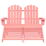Garden Chair Pink Solid fir wood Large Detachable 315917