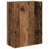 TV Wall Cabinet Old Wood 59.5 x 31 x 80 cm Engineered Wood 892367