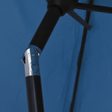 Garden Parasol Azure Polyester 300x200 cm Tiltable 47129
