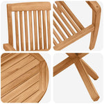 Garden Dining Set 3 pcs Brown Solid Acacia wood 3255792