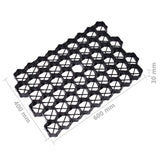 Grass Grids 16 pcs Black 60x40x3 cm Plastic 146279