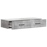 Wall-Mounted Side Table Concrete Grey 87.5 x 34.5 x 17 cm 899348