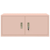 Storage Cabinet Pink 90 x 40 x 40 cm Steel 891629