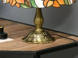 Stained Glass Table Lamp, Handmade Antique Bedside Lamp for Bedroom, Living room, Home, Nightstand, T3398P343261