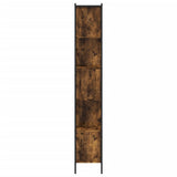 Bookcase Smoked Oak 102x28x172 cm Engineered Wood 3213659