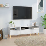 TV Cabinet White 150x30x44.5 cm Engineered Wood 831909