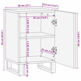 Bathroom Sink Cabinet White 38 x 33.5 x 58 cm Engineered wood 4017993