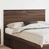 Headboard with Headboard Brown Oak 140 cm Engineered wood 887766