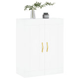 Wall Mounted Cabinet White 69.5x34x90 cm Engineered Wood 835010