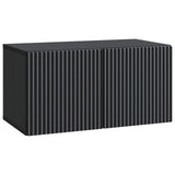 Wall-Mounted TV Cabinet Black 59.5 x 31 x 30 cm Engineered Wood 898536