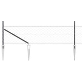 Welded Wire Fence with Spikes 10 x 0.5 m 3353190