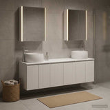 Bathroom Cabinet Set 5 pcs White Engineered Wood 3406527