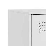 Sideboard White 67x39x73 cm Steel 841678