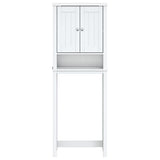 Over-the-Toilet Storage BERG White 60x27x164.5 cm Solid Wood 358554