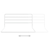 Toddler Safety Bed Rail White x55 cm Iron 10234