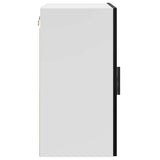 Kitchen Wall Cabinet Porto Black Engineered Wood 854039