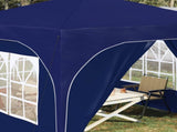 Pop-up Party Tent 290 x 290 x 245 cm Blue 42019868
