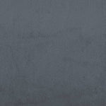 ZNTS Box Spring Bed with Mattress Dark Grey 90x200 cm Velvet 3285258