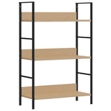 288219 3-Layer Book Shelf Oak 60x27,6x90,5 cm Engineered Wood