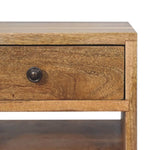 Mini Classic Multi Oak-ish Bedside IN3292