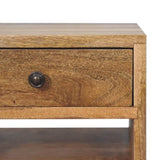 Mini Classic Multi Oak-ish Bedside IN3292