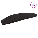 Self-adhesive Stair Mats 15 pcs Anthracite 80 x 28 x 3.5 cm 42040594