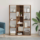 Room Divider/Book Cabinet Old Wood 100x24x140 cm Engineered Wood 855842