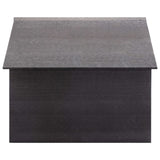 Lawn Mower Garage Grey 80x80x70 cm WPC 149036