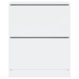 Shoe Cabinet White 80x34x96.5 cm Engineered Wood 839966