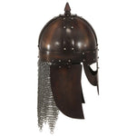 Viking Warrior Helmet Antique Replica LARP Copper Steel 286224