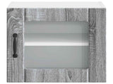 Wall Glass Cabinet LUCCA Grey Sonoma 40 x 31 x 40 cm 884846