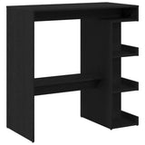 Bar Table Black Oak 100 x 48 x 101.5 cm Engineered Wood 862705