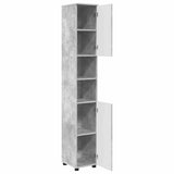 Bathroom Cabinet with Storage Concrete Grey 30 x 35 x 192 cm 883337