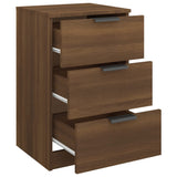 ZNTS Bedside Cabinets 2 pcs Brown Oak 40x36x65 cm 817056