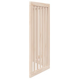 Dog Gate Foldable 3 Panels 150 cm Poplar Wood 352238