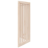 Dog Gate Foldable 3 Panels 150 cm Poplar Wood 352238