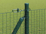 Welded Wire Fence with Concrete Base 25 x 1.5 m 3352450