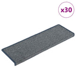 ZNTS Stair Mats 30 pcs 65x21x4 cm Purple and Blue 3365780