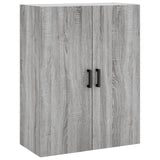 Highboard Grey Sonoma 69.5x34x180 cm Engineered Wood 3195849