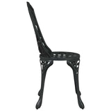 Garden Chair 2 pcs Black 39 x 40 x 87cm Aluminium 42002395