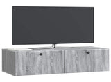 Wall-Mounted TV Cabinet 98 x 41 x 30 cm Grey Sonoma 899211