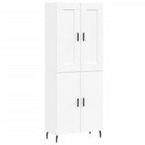Highboard White 69.5x34x180 cm Engineered Wood 3199569
