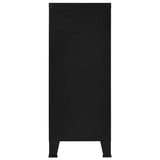 Storage Chest Black Steel Standard Storage Chest Rectangular 145356