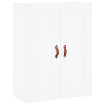 Highboard White 69.5x34x180 cm Engineered Wood 3199913