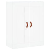 Highboard White 69.5x34x180 cm Engineered Wood 3199913