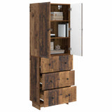 Cabinet Set 2 pcs 66 x 34.5 x 90 cm Engineered Wood 3416383