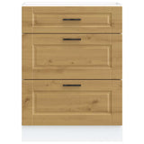 Kitchen Base Cabinet Porto Artisan Oak Engineered Wood 854268