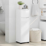 Bathroom Cabinet High Gloss White 30.5 x 30 x 101 cm 888741