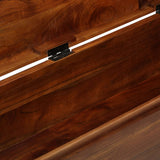 Storage Trunk 110x35x41 cm Solid Acacia Wood 328304