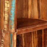 Wine Rack 50x40x180 cm Solid Reclaimed Wood 247879